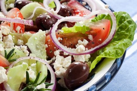 Photo of fresh greek salad