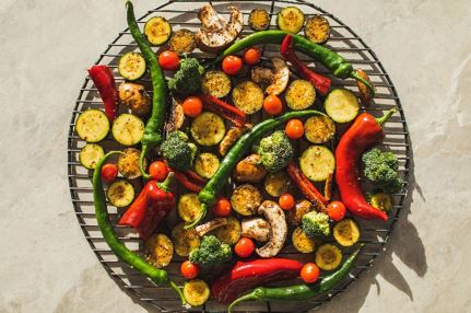 Photo of grilled spicy vegetables