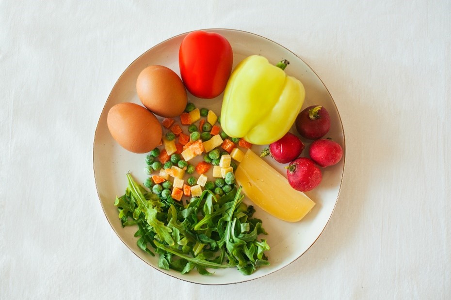 Photo of Ingredients on plate