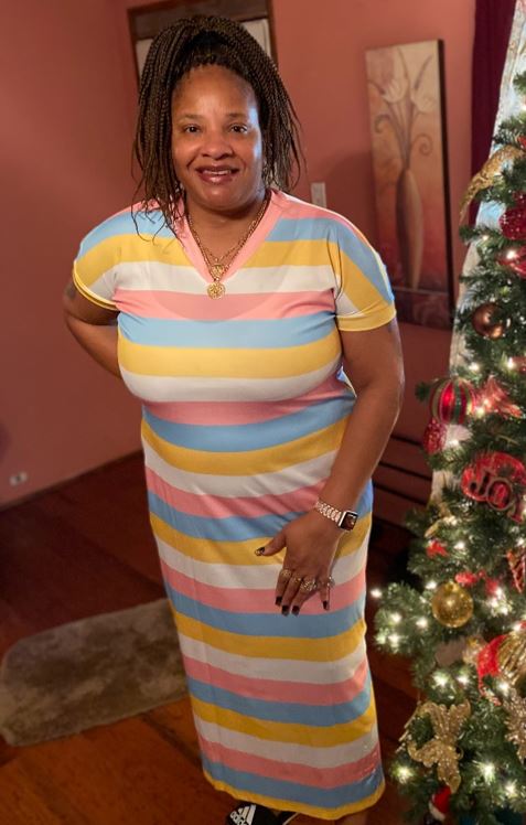 Photo of Veteran Nikki Liggins before losing weight